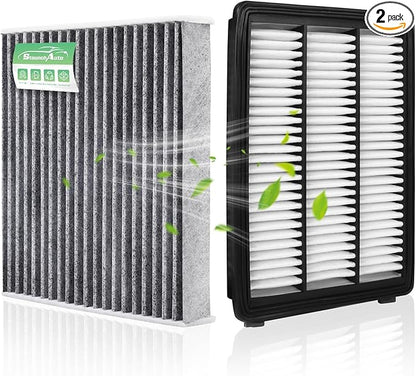 Engine & Cabin Air Filter for Hyundai Tucson 2016-2021, Kia Sportage 2017-2022 Air filter for Car Replacement 97133-D1000 CA12065 Automotive Accessories-2 Pack