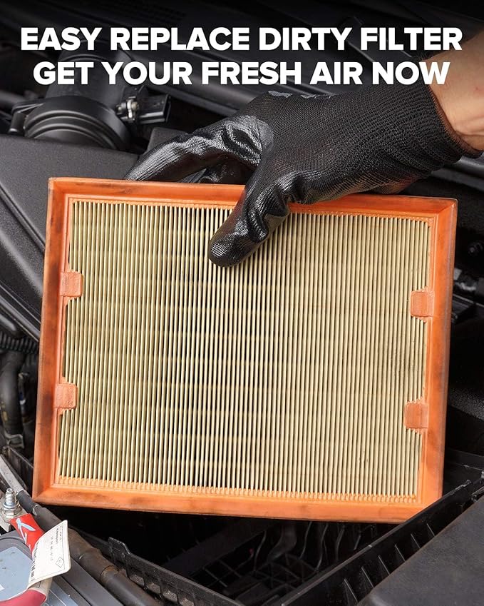 PHILTOP Engine Air Filter, Compatible with CA11480 Ford Fusion 2013-2020, Edge 2015-2024, GT 2017-2022, Lincoln MKZ 2013-2020, Nautilus 2019-2023, MKX 2016-2018, Continental 2017-2020