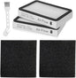 2Pack 86880 Exhaust Filters + 2Pack 81002 Sponge Motor Safety Filters Compatible With Kenmore Vacuum Models BC4040, 81414, BC2005, BC3060, BC3002, BC4002, 20-86880, 20-81002