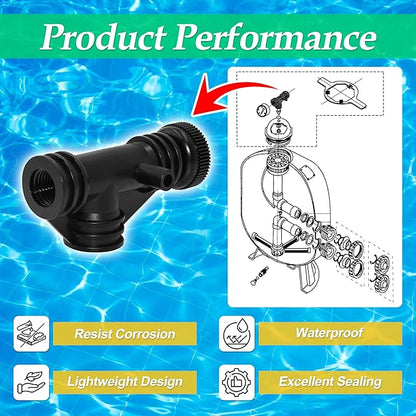 154689 Air Bleeder Assembly Replacement for Triton II Pool&SPA Filter Models TR140, TR50, TR60, TR100,Compatible with S7S50, S8S70,Replacement Part, Black