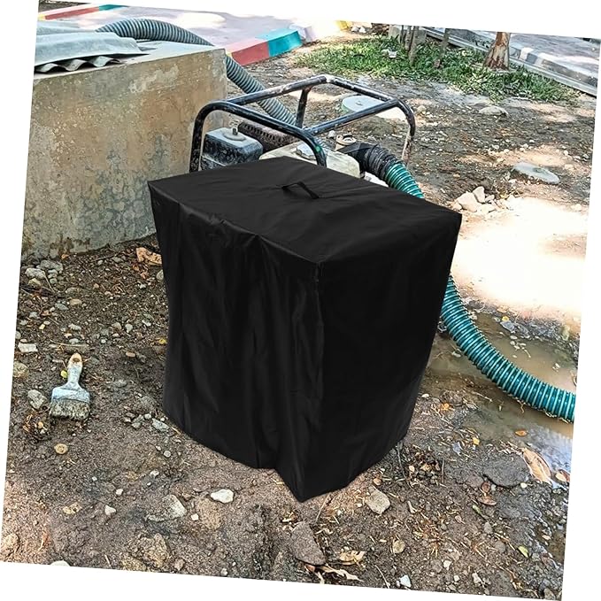 KESYOO Pool Pump Cover Filter Pump Enclosure for Outdoor Units Drawstring Closure for Winter Large
