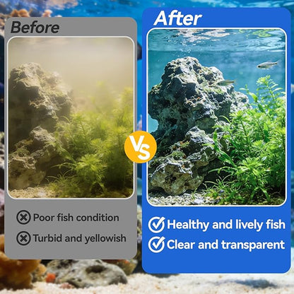 Sukh Ceramic Bio Filter Media - 425g for Aquarium Biological Filtration,Compatible with HOB, Canister, Sump & Pond Filters,High Surface Area Ceramic Rings with 2 Mesh Bags