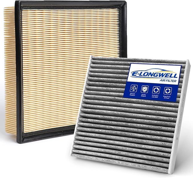 Cabin & Engine Air Filter Kit Fits 2024-2025 Tacoma L4 2.4L, Replacement for CF12964 CA10755, 87139-0C010, 17801-31130, 17801-0P051, 17801-0P050