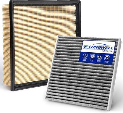 Cabin & Engine Air Filter Kit Fits 2024-2025 Tacoma L4 2.4L, Replacement for CF12964 CA10755, 87139-0C010, 17801-31130, 17801-0P051, 17801-0P050