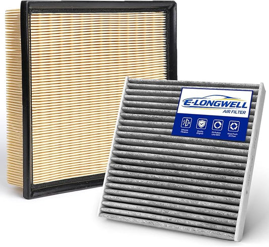 Cabin & Engine Air Filter Kit Fits 2024-2025 Tacoma L4 2.4L, Replacement for CF12964 CA10755, 87139-0C010, 17801-31130, 17801-0P051, 17801-0P050