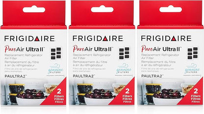 Frigidaire PAULTRA2 Pure Air Ultra II 6 Pack Air Filter, 3.8" x 1.8"