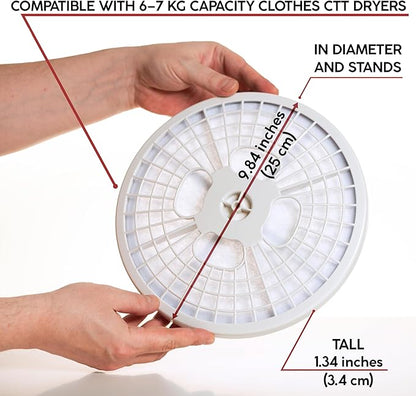 Dryer Lint Filter Compatible with CTT Tumble Clothing Dryer, Include Filter Cotton, Filter Screen, Air Outlet Mask