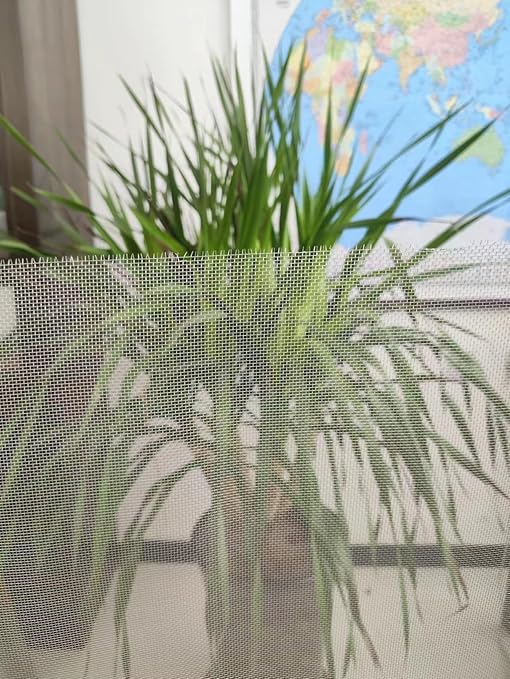 Heavy-Duty Stainless Steel Mesh Screen#18Mesh Wire Dia:0.23mm Size:48"x118"(122x300cm) 304 Stainless Steel Window Screen mesh