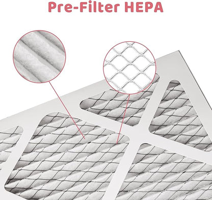 MERV-10 Air Scrubber Filter for AlorAir CleahShield, BlueDri, VEVOR, Shield and MOUNTO, Pre-Filter HEPA 550 16" x 16" x 0.75", Pack of 5