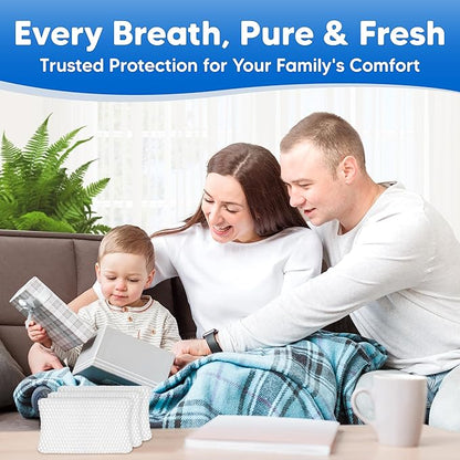 4-Pack Humidifier Filter Replacement for Honeywell HAC504 Filter A - Compatible with Honeywell HAC-504 HAC 504 AW Series Wicking Filters Model HAC-504AW HAC504AW HCM-300T HCM-350 Air Purifier Wick