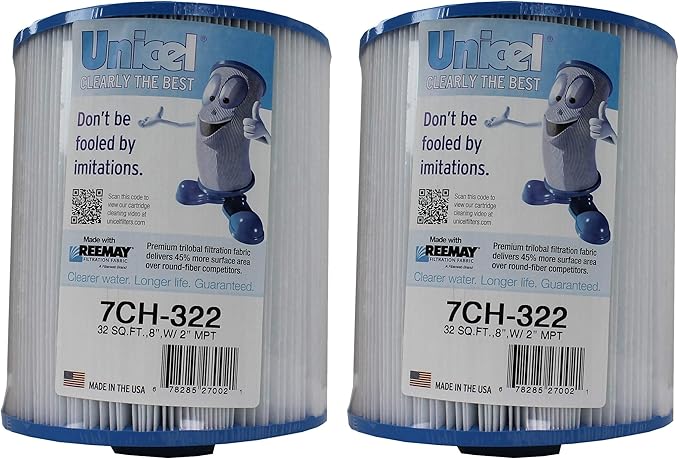 Unicel 7CH-322-2 Replacement Filter Cartridge (2 Pack)