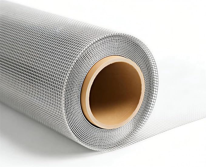 MAGZO 304 Stainless Steel Mesh Screen Roll 35in x 16.4ft - 22 Mesh Pet Proof Metal Window Screen Replacement, Screen Door Mesh for Patio,Porch,Pet,Cage,Vent Cover,Filter,Gutter Guard,Rodent Protection