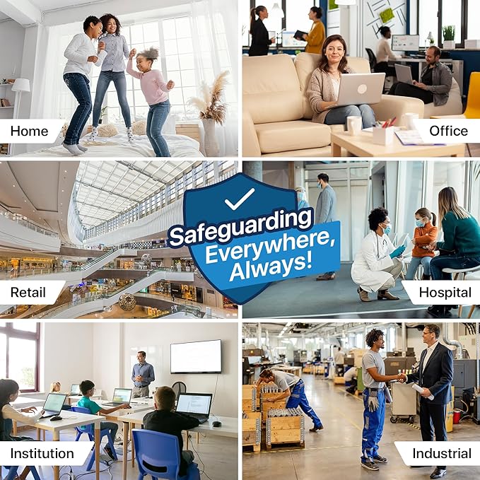 Simply 16x25x1 Air Filter, MERV 8, 6 Pack, For Home AC Furnace & HVAC (Actual Size: 15.75"x24.75"x0.75") DUST, Pet, & Allergy Control