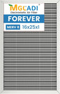 16X25x1 HVAC Furnace Air Filter, Lasts a Lifetime, Washable, Merv 8, the Last HVAC Filter You Will Ever Buy, Breathe Safely at Home or in the Office (Actual Size:15.5x24.5x0.82 Inch)