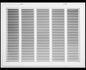 HVAC Premium 24 x 18 Duct Opening Steel Return Air Filter Grille, for 1-inch Filter, Removable Door, Flat Stamped HVAC Vent Cover Grille, Outer Dimensions 26.5 x 20.5