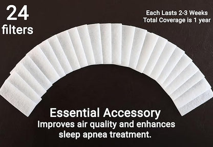Aveen 24 CPAP Machine Filters, Compatible with ResMed AirSense 11. Enhance Your CPAP Experience with These Premium CPAP Supplies. A Must-Have CPAP Accessories.