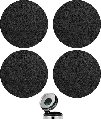 Charcoal Filters for Compost Bucket Activated Charcoal Filter for Countertop Bin Pail Replacement Filters Round 6.8 Inch 4 Pack
