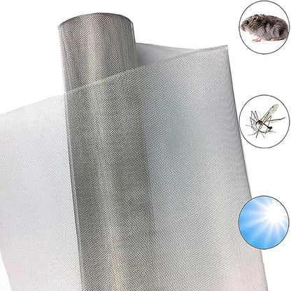 Stainless Steel Woven Wire Mesh 304 Stainless Steel Mesh Sheet 40 Mesh Woven Wire Mesh Tear Resistant Rodent Control Garden Insect Screen for Vent, Filter, Airbrick - Hole 0.5mm (S