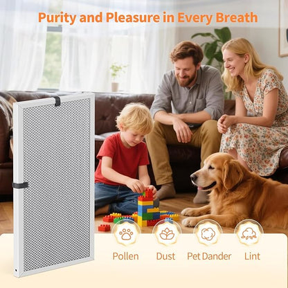 2-Pack 16x30x1 MERV 8 Reusable & Washable Electrostatic Air Filters - Long-Lasting Filter for HVAC, Furnace & Air Conditioner Units, Actual Size: 15-5/8” x 29-5/8” x 7/8”