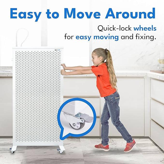 Smart Air (aka Smart Health) Blast MKII Air Purifier – Cleans 4,500 Sq Ft/30 Mins, 29-43 dBA–Industrial - Grade H13 HEPA – Purifier for Home, Office, Pets, Allergies, Dust, Mold & Smoke