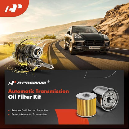 A-Premium 2 x Spin-on Automatic Transmission Fluid Filter, Compatible with Chevy Silverado 2500 HD 2001-2019, Silverado 2500 HD Classic 2007, Silverado 3500 & GMC Sierra 3500 HD, Sierra 3500 Classic