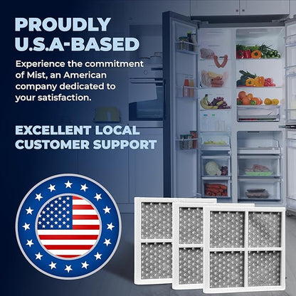 Mist Fresh Refrigerator Air Filter Replacement for L120F, LG ThinQ Fresh Air Filter, Kenmore Elite 469918, 6 Month Replacement