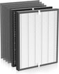 3000 Replacement Filter Compatible with Air Doctor AD3000 Version Air Purifier, Not for AD3500, 1 Premium Filter, 1 Carbon Filter & 4 Pre-Filters, Compare to ADF3001, ADF3002 & ADF3003
