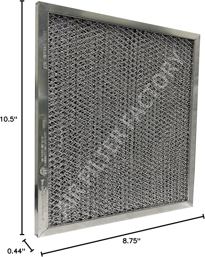 Air Filter Factory Range Hood Filter Replacement For 41F, 97007696, 97005687 Fits Broan Nutone Ductless Exhaust Fan Filter - 8.75 X 10.5 X .44 Inches Grease Mesh Carbon Kitchen Screen