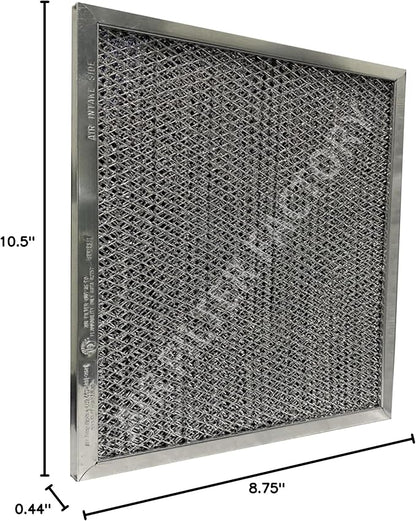 Air Filter Factory Range Hood Filter Replacement For 41F, 97007696, 97005687 Fits Broan Nutone Ductless Exhaust Fan Filter - 8.75 X 10.5 X .44 Inches Grease Mesh Carbon Kitchen Screen