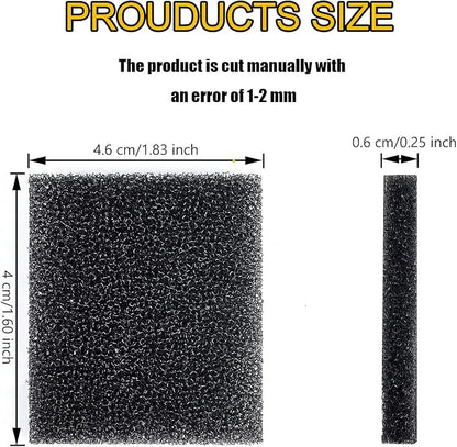 40 PPI Pump Filter Sponge Compatible with AeroGarden Harvest, Bounty, Farm, Extra, Ultra All Models, Replacement Pump Filter Replacement Part (25 Pack )