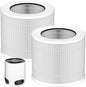 2 Pack 12020 Filter Replacement Compatible with Clorox Air Purifiers Fit for Clorox Tabletop Air Purifier Model 11020 & 11021 True HEPA Filter, Small Rooms Up to 200 Sq. Ft. Capacity