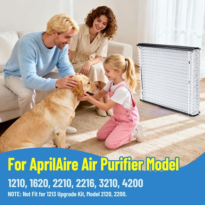 2 Pack 213 Replacement Air Filter, 20x25x4 Inches, MERV 13 Furnace Compatible with Aprilaire 1210, 1620, 2210, 2216, 3210, 4200, NOTE: Not Fit for 1213 Upgrade Kit,Model 2120, 2200