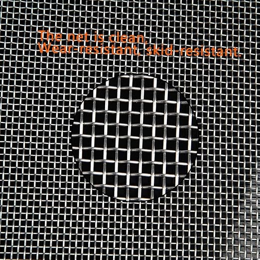 10 Mesh 304 Stainless Steel Woven Wire- 12" X 36" (30cmX90cm) for BBQ Wire Mesh, Cabinets Mesh,Garden Fence Mesh,Window Screens Net, Replacement (12" X 36" (30cmX90cm), 10 Mesh)