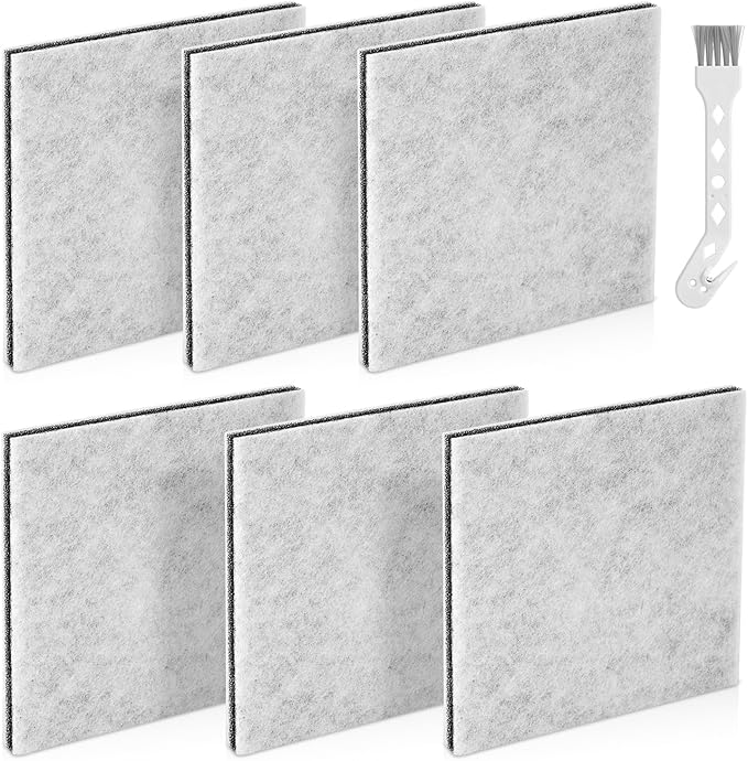 CF-1 86883 HEPA Filters for Kenmore Canister 20-86883, 2086883, 86880, 81002, 20-81002, 8175084, 6Pack Vacuum Motor Safety Filters for Kenmore Sears Progressive & Whispertone, for Panasonic Models