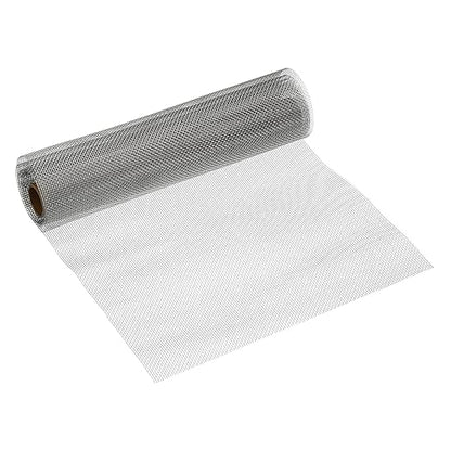 PATIKIL 40" L x 10" W Woven Wire Mesh, 16 Mesh 316L Stainless Steel Air Vent Filter Screen for Window Security Vent Cover Filtration Animals Fence