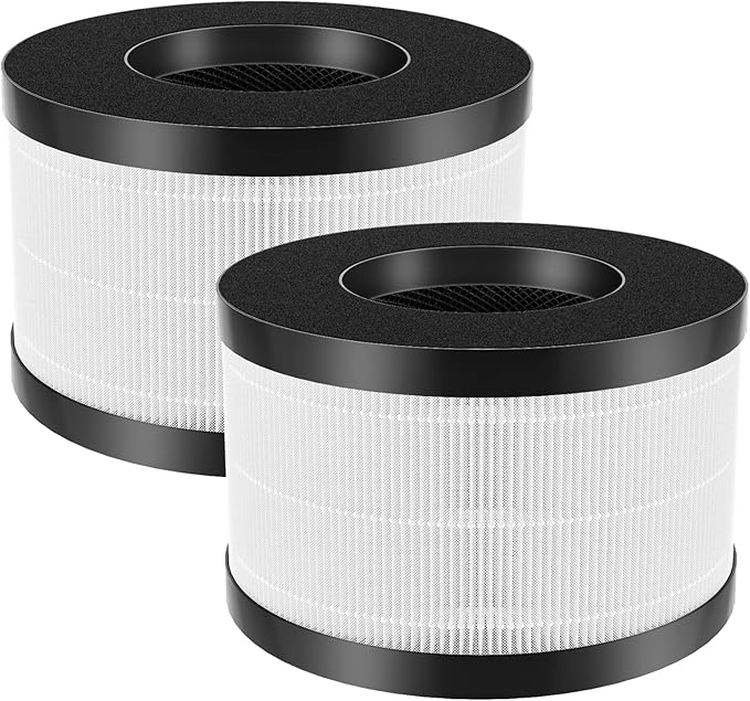 AP01 Filter Only Compatible with Himox AP01(H01) Air Purifi-er, High-Efficiency 3-Stage Filtration for Himox AP01 Replacement Filter, 2 Pack
