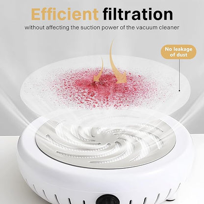 200 Sheets Nail Dust Collector Filter Paper Disposable Nail Dust Filters for Most of Nail Dust Collector Machine Nail Vacuum Dust Collector for Nail Salon Nail Supplies Accessories (new white)