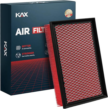 KAX Premium Engine Air Filter, CA11876 Replacement for Select Volkswagen and Audi Models, Advanced Air Filter Media, Increased Acceleration