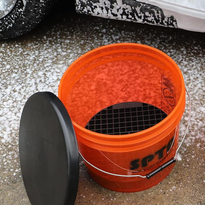 SPTA Car Wash Bucket Insert, 1Pc Car Washing Grit Trap, Car Wash Filter, Filter for Dust and Dirt, Car Cleaning Tool for Separating Gravel, Suitable for Cars Cleaning and Care Work