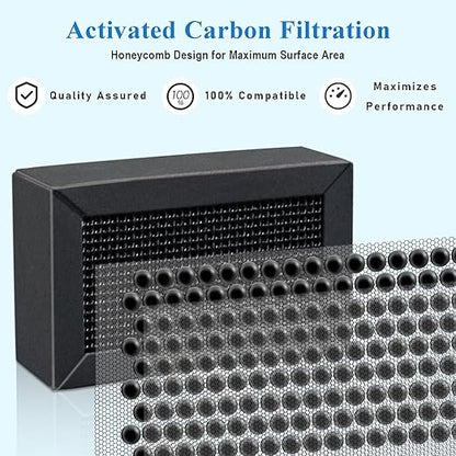 Activated Carbon Air Filter for Bambu Lab X1C/P1P/P1S/X1/X1E - 3D Printer Air Purifier Replacement Filter, 1 Pack