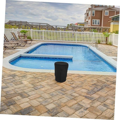 Happyyami Garden Filter Cover Insulated Outdoor Pump Cover with Opening Hook and Loop Design for Easy Installation for Enhancing Your Garden Aesthetic