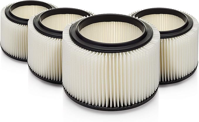 Craftsman 3 & 4 gal. Replacement Filter by Kopach, 4 Pack, Deluxe Fine Particle Filter
