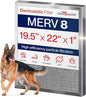 20x22x1 Electrostatic Air Filter, MERV 8, Washable, Reusable Furnace AC/HVAC Filter, Energy Saving, Easy to Clean, Long-Lasting by LifeSupplyUSA