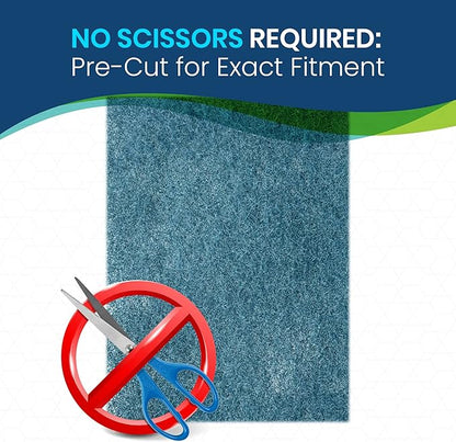 Polyester Washable Fiber Furnace Door Filter for Mobile, Manufactured and Modular Homes (19.5 x 21.75)