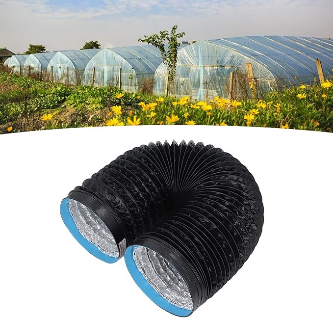 NoiseReducing 7in Dryer Vent Exhaust Hose Flexible Duct Easy Installation Spiral Design for Kitchens Greenhouses Bathrooms Efficient Airflow Ventilation Hose