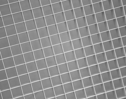 HVAC Premium 12" x 24" Cube Core Eggcrate Return Air Filter Grille for 1" Filter - Aluminum - White [Outer Dimensions: 14.5" x 26.5]