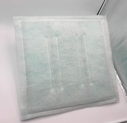Spray Booth Intake Tacky Filter Panel, Internal Frame (24/case, 20" x 20")