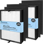 2 Pack True HEPA 45i Replacement Filter, Compatible with 45i and Breathesmart Flex Bh400 air purifier, Compared # B4-Fresh/FL40-Silver-Carbon, B4-Pure, 2 HEPA Filter + 4 Carbon Filter
