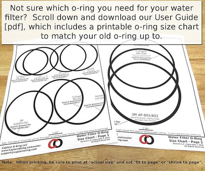 Captain O-Ring - Replacement 151121 / OR-38 / WS03X10001 / 10800-034 O-Rings for Pentek, Culligan, GE, Campbell, etc Water Filter Housing Gasket Seal (3 Pack)