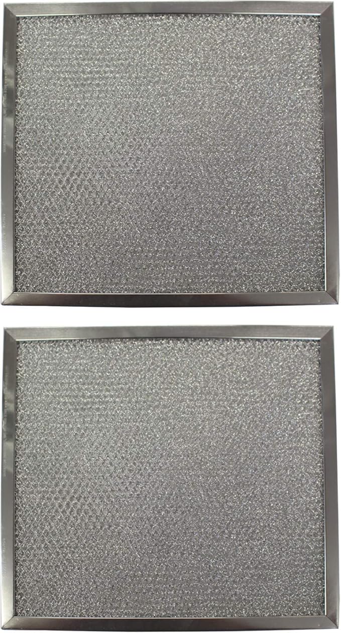 Replacement Aluminum Filters Compatible with HD Supply 248550, Imperial Cal 1911,G-8684, -10 X 12-1/2 X 3/8 (2-Pack)